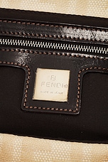 FWRD Renew Fendi Zucca Mama Baguette Shoulder Bag in Beige, view 7, click to view large image.