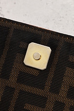 FWRD Renew Fendi Zucca Shoulder Bag in Brown, view 7, click to view large image.