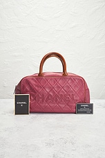 FWRD Renew Chanel Caviar Boston Bag in Pink, view 10, click to view large image.