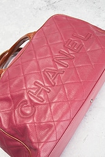 FWRD Renew Chanel Caviar Boston Bag in Pink, view 5, click to view large image.