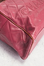 FWRD Renew Chanel Caviar Boston Bag in Pink, view 8, click to view large image.