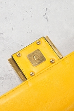 FWRD Renew Fendi Baguette Shoulder Bag in Yellow, view 6, click to view large image.