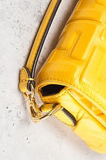 FWRD Renew Fendi Baguette Shoulder Bag in Yellow, view 7, click to view large image.