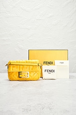 FWRD Renew Fendi Baguette Shoulder Bag in Yellow, view 8, click to view large image.