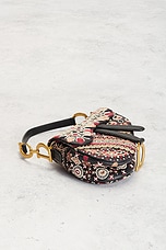 FWRD Renew Dior Embroidered Saddle Bag in Multi, view 4, click to view large image.