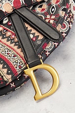 FWRD Renew Dior Embroidered Saddle Bag in Multi, view 5, click to view large image.