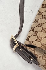 FWRD Renew Gucci Horsebit 1955 Shoulder Bag in Beige, view 6, click to view large image.