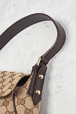 FWRD Renew Gucci Horsebit 1955 Shoulder Bag in Beige, view 7, click to view large image.