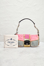 FWRD Renew Prada Pocket Space Shoulder Bag in Multi, view 9, click to view large image.