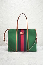 FWRD Renew Gucci Interlocking G Tote Bag in Green, view 2, click to view large image.