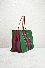 FWRD Renew Gucci Interlocking G Tote Bag in Green, view 4, click to view large image.