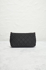 FWRD Renew Prada Tessuto Nylon Crossbody Bag in Black, view 3, click to view large image.