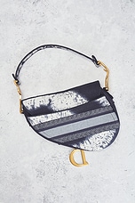 FWRD Renew Dior Saddle Bag in Multi, view 3, click to view large image.