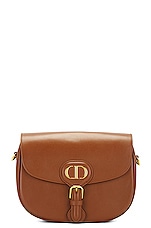 FWRD Renew Dior Bobby Bag in Brown, view 2, click to view large image.