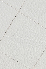 FWRD Renew Chanel Jumbo White Caviar Leather Single Flap Bag in White, view 10, click to view large image.