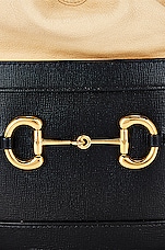 FWRD Renew Gucci Horsebit 1955 Shoulder Bag in Black, view 6, click to view large image.