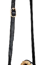 FWRD Renew Gucci Horsebit 1955 Shoulder Bag in Black, view 7, click to view large image.