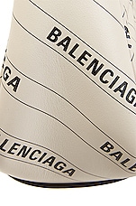FWRD Renew Gucci x Balenciaga GG Marmont Leather Chain Shoulder Bag in White, view 10, click to view large image.