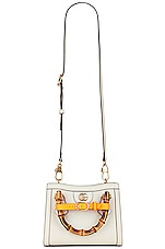 FWRD Renew Gucci Bamboo Diana Tote Bag in Ivory, view 1, click to view large image.
