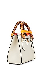 FWRD Renew Gucci Bamboo Diana Tote Bag in Ivory, view 4, click to view large image.