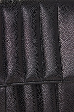 FWRD Renew Chanel Jumbo Mademoiselle Single Flap Shoulder Bag in Black, view 8, click to view large image.