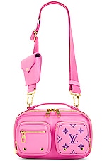 FWRD Renew Louis Vuitton Utility Crossbody Bag in Pink | FWRD