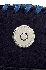FWRD Renew Stella McCartney Mini Crochet Falabella Bag in Denim, view 6, click to view large image.
