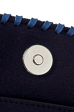 FWRD Renew Stella McCartney Mini Crochet Falabella Bag in Denim, view 7, click to view large image.
