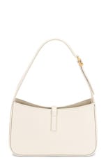 FWRD Renew Saint Laurent Le 5 A 7 Hobo Bag in Crema Soft, view 2, click to view large image.
