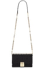 FWRD Renew Givenchy Small 4G Chain Bag in Black, view 1, click to view large image.