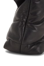 FWRD Renew Saint Laurent Medium Monogramme Puffer Loulou Shoulder Bag in Black, view 10, click to view large image.
