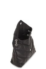 FWRD Renew Saint Laurent Medium Monogramme Puffer Loulou Shoulder Bag in Black, view 4, click to view large image.