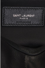 FWRD Renew Saint Laurent Medium Monogramme Puffer Loulou Shoulder Bag in Black, view 7, click to view large image.