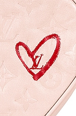 FWRD Renew Louis Vuitton Fall in Love Monogram Sac Coeur Bag in Pink, view 5, click to view large image.