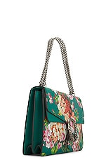 FWRD Renew Gucci Calfskin Dionysus Shoulder Bag in Green, view 3, click to view large image.