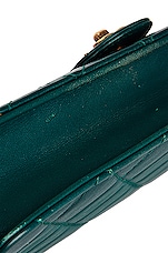 FWRD Renew Chanel Wallet On Chain Lambskin Shoulder Bag in Green, view 10, click to view large image.