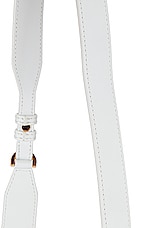 FWRD Renew VERSACE Greca Chain Crossbody Bag in Bianco Ottico & Oro, view 10, click to view large image.