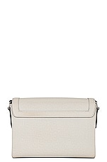 FWRD Renew Louis Vuitton Flap Messenger Guri Bag in Grey, view 3, click to view large image.