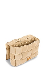 FWRD Renew Bottega Veneta Chain Cassette Bag in Porridge & Gold, view 4, click to view large image.