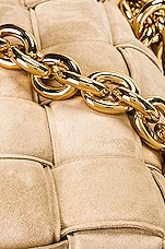 FWRD Renew Bottega Veneta Chain Cassette Bag in Porridge & Gold, view 8, click to view large image.