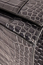 FWRD Renew Balenciaga Small Hourglass Top Handle Bag in Dark Grey, view 8, click to view large image.