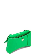FWRD Renew Balenciaga XS Soft Hourglass Shoulder Bag in Vivid Green, view 4, click to view large image.