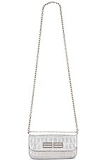 FWRD Renew Balenciaga Gossip Wallet On Chain Bag in Silver