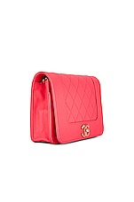 FWRD Renew Chanel 2020 Mademoiselle Vintage Wallet on Chain Shoulder Bag in Pink, view 3, click to view large image.