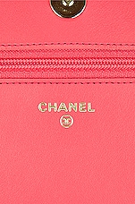 FWRD Renew Chanel 2020 Mademoiselle Vintage Wallet on Chain Shoulder Bag in Pink, view 6, click to view large image.