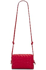 FWRD Renew Bottega Veneta Mini Loop Shoulder Bag in Apple