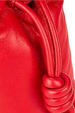 FWRD Renew Loewe Flamenco Clutch Puffer Bag in Lipstick, view 6, click to view large image.