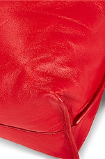 FWRD Renew Loewe Flamenco Clutch Puffer Bag in Lipstick, view 8, click to view large image.