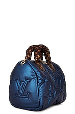FWRD Renew Louis Vuitton Pillow Speedy Bandouliere 25 Bag in Blue, view 4, click to view large image.