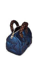 FWRD Renew Louis Vuitton Pillow Speedy Bandouliere 25 Bag in Blue, view 5, click to view large image.